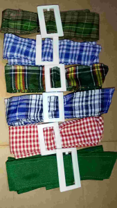 necktie/COLP CHECKERED GREEN/ 2 PCS/ KATRINA