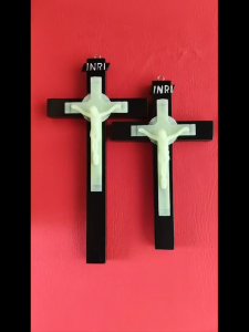 Wall Hanging Luminous Crucifix 10"