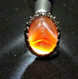 akik Sulaiman ati ayam motif junjung derajat