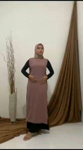 Outer Long Vest / Vest Panjang Plain