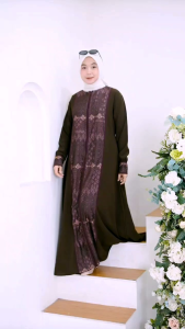 AMEE DRESS BY ZR MATT SABRINA MIX MOTIF JAGUAR PREMIUM DRESS CANTIK KEKINIAN TERLARIS DRESS PREMIUM YG SANGAT ELEGAN DAN TERMURAH