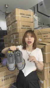 Giày Bảo Hộ Lao Động Safeti Sport - Thiết Kế Thông Minh /Siêu Nhẹ/ Dây Vặn Tiện Lợi / Mũi Thép / Đế Giày Chống Đinh / Cách Điện / Chống Trơn Trượt / An Toàn Bảo Hộ / Siêu Bền / Thời Trang