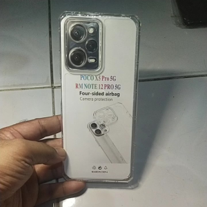 Case AIRBAG REDMI NOTE 12 PRO 5G/ Softcase Silikon Karet Bahan Tebal Case Hp Bening Transparan Xiaomi Redmi Note 12 Pro Poco X5 Pro 5G