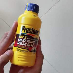 Minyak Rem PRESTONE DOT 3 Brake Fluid Clear Bening / Merah 300ml Synthetic ORIGINAL