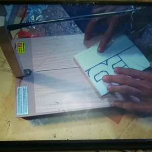 Alat potong Styrofoam / gabus model meja praktis