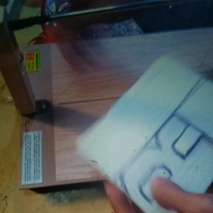 Mesin potong Styrofoam praktis berbentuk meja 20x30cm
