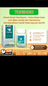 TUGINGO 100% ASLI ORIGINAL OBAT BATU GINJAL ASAN URAT & KOLESTROL 100% ORIGUNAL TERDAFTAR BPOM