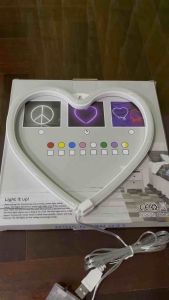 (2in1 ใส่ถ่าน&USB)ไฟนีออน ป้ายไฟled ไฟตกแต่งผนัง ป้ายไฟประดับห้องนอน รูปหัวใจ สำหรับของขวัญ 169บาท