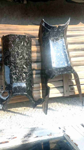 Cover Tanki & Legsil Atas Karbon Satria Hiu