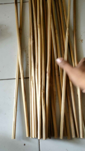 Stick Bambu Tumpul 55CM Diameter (+-)8MM Isi 25 Batang