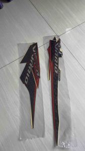 STIKER STRIPING LIS LES BODY HONDA VARIO 110 Fi 2017 SE HITAM DOFF