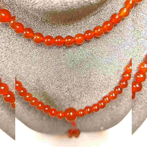 Natural Red jadeite Bt. bermata ASLI 天然红玉 6.2mm+-