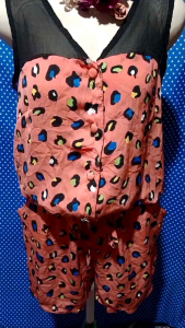 JP (JUMPSUIT) PENDEK ORANGE(ANAP) 497