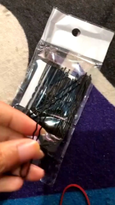 Jepit sanggul U jepit lidi 6cm isi 10pcs