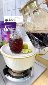 🎉โฉมใหม่💜ชาเอ็ม CHA-M สมุนไพรน้ำม่วง ชาชเอม ชเอม สมุนไพรน้ำม่วงลดพุงลดน้ำหนัก