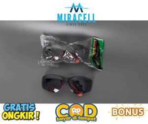 KACAMATA SAFETY HITAM/SMOKE LEGION