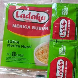 Ladaku merica bubuk isi 8 sachet (8 × 1 gram) 100% merica murni