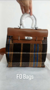 Tas 3 ini 1 Ransel Flanel Medium Tas Wanita Remaja Dewasa Motif Kotak Kotak Hand Bag Shoulder Brand Import kd 77