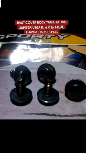 5 PSC/BAUT M6 X16 BAUT 10 COVER BODY YAMAHA VEGA R JUPITER Z VEGA ZR