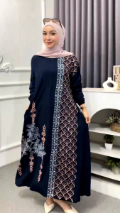 GAMIS BATIK CAP ASLI PEKALONGAN HANDMADE TRADISIONAL BAHAN PREMIUM ADEM