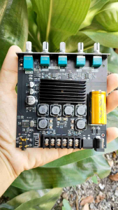 New ! ZK-TB21 แอมป์จิ๋ว 50+50+100 w รุ่นยอดนิยม ของแท้ ชิปใหญ่ จาก Wuzhi audio ล็อตใหม่ คาปาซิเตอร์สีทอง