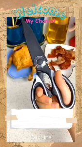 Gunting Dapur Multifungsi Pemotong Tulang Ayam Ikan Daging Sayur