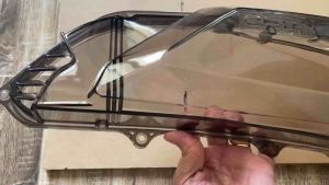 Nắp ốp pô e AB 2022-2023 màu khói loại tốt dày cứng