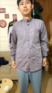 promo baju kemko sultan Langan panjang manset kancing import