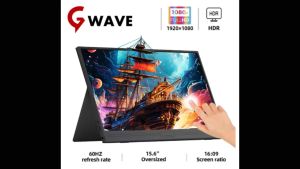 15.6” TouchScreen Portable Monitor FHD 1920*1080 Full HD Working/Gaming for Laptop Phone Switch PS4 Ps5 XboX MacBook)/ Portable display/ Portable screen