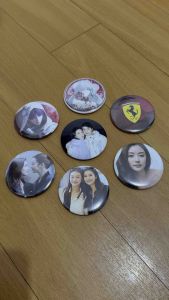Custom Badge Pins - 58mm - Metal Back (10 pcs)
