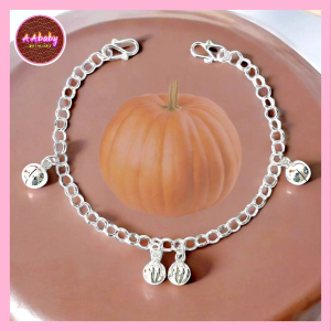 🌈AAbaby Galleries AA423 Original Baby Silver Anklet Bracelet Pumpkin Bells & Round Bells(Rantai Kaki/Tangan/Gelang Kanak)
