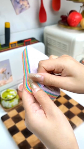🇲🇾Readystock🇲🇾 12 Layer Tear Off Cleaning Cloth 彩虹可撕拉抹布 Kain Pembersih Rainbow Boleh Dikoyak Kain Dapur Pembersih