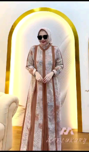 (9) HMF DELISA 4  Baju Dress Set Hijab Muslimah Delisa set Hijab vol 4 by HMF. Nazra Sha