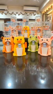 Water Dispenser Appliance for Kids Pretend Play Toys Machine Cartoon Bottle
