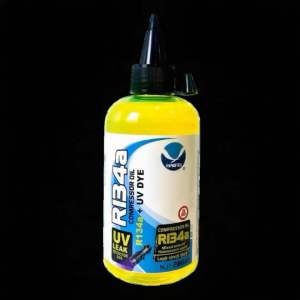 น้ำมันคอมR134aผสมผสานเรืองแสงเช็ดรั่วขนาด200mlแถมไฟฉายUVรุ่น9LED [119-4]