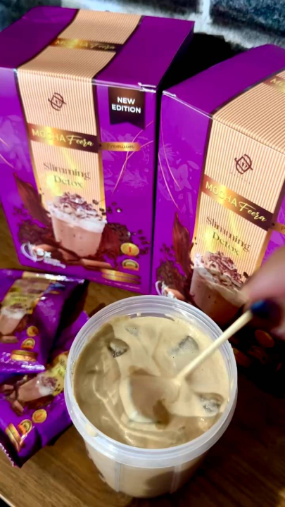 [ 10 Sachet ] Feera Coffee Fiberlous Golden Chocolate Mocha Feera Tornado Coffee Kopi kesihatan