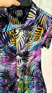 KEMEJA PRIA FULL PRINT/SPOON/MOTIF COLOURFULL.LEAF