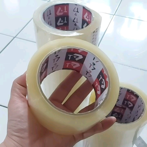 Lakban bening solasi solatip bening 2inch 95 - 100 yard isi 1 pcs
