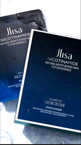 JIisa Niacinamide Mask Hydrates Moisturizes Brightens Skin Shrinks Pores Firms Oil Controls Silk Official Website
