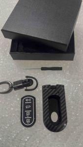 keyless cover carbon axia new bezza aruz myvi perodua sarung kunci keras carbon set keychain