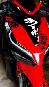 Monkey D. Luffy Sticker for Honda Click 125 High Quality Cutout Sticker for Motorcycle