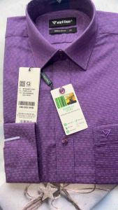 (8P2048) Áo sơ mi Việt Tiến chính hãng tay dài form regular fit hơi ôm