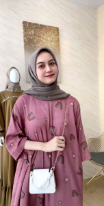 Daster gamis 3/4 - daster dres panjang - daster rayon premium