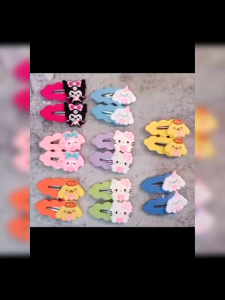 JEPIT RAMBUT SANRIO / JEPITAN KOREAN IMPORT / JEPITAN KARAKTER / KEP PONI / COLOURFUL HAIRCLIP - IKA-7828