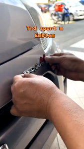 TRD Sports M - Toyota Passo Racy front bumper emblem/sticker