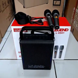 ASATRON LEGEND L-0501 PORTABLE BLUETOOTH SPEAKER DEEP BASS IPX5 POWER BANK TWS - INCLUDE MIC WIRELESS 2PCS 100% ORI