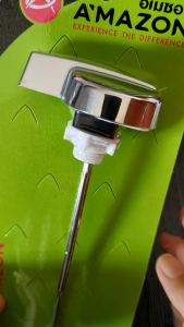 มือกดชักโครกด้านข้าง อะไหล่มือโยกข้าง C-1019 Amazon ใช้ติดตั้งกับหม้อน้ำชักโครก แบบด้านข้างเท่านั้น