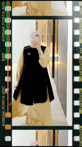 GAGIL QIRAN Atasan Dress Linen Muslimah 2 Warna: Desain Modern & Premium