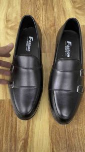 Giày lười DAVINCIA thiết kế MonkStrap hiện đại giầy da đi tiệc trẻ trung đế cao su đúc có khâu đế chống trơn trượt G66