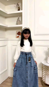 Rok Cargo Jeans Anak Perempuan: Pilihan Pakaian Nyaman & Aktif